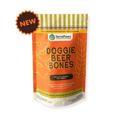 Doggie Beer Bones: Crunchy Cheddar - TerraPawz